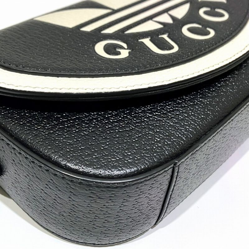Gucci Adidas Collaboration Shoulder Bag Leather