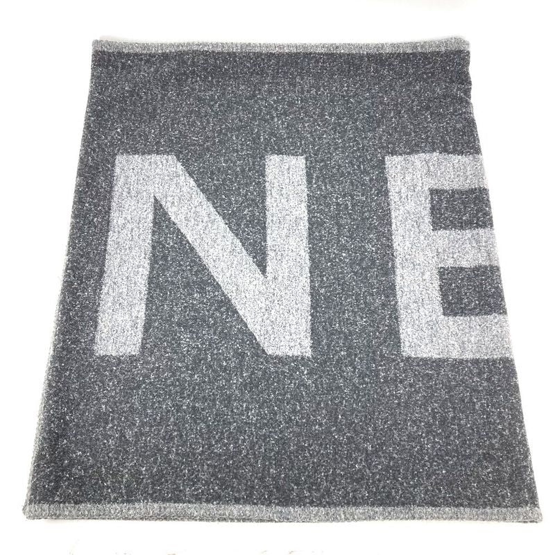 Chanel Scarf Logo Cashmere Gray
