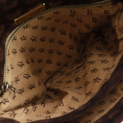 Bottega Veneta 3Way Shoulder Butterfly Pattern Suede Brown Tote