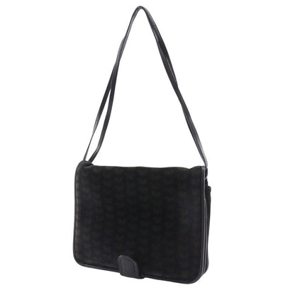 Bottega Veneta 2-Way Shoulder Butterfly Pattern Suede Black Tote