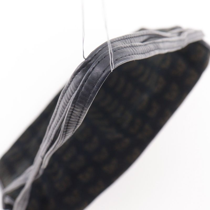 Bottega Veneta 2-Way Shoulder Butterfly Pattern Suede Black Tote