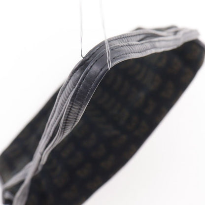 Bottega Veneta 2-Way Shoulder Butterfly Pattern Suede Black Tote