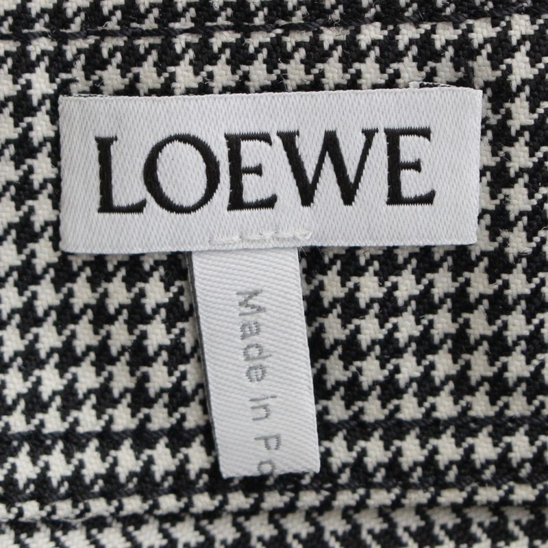 Loewe Check Fuskirt Black 36 Dress