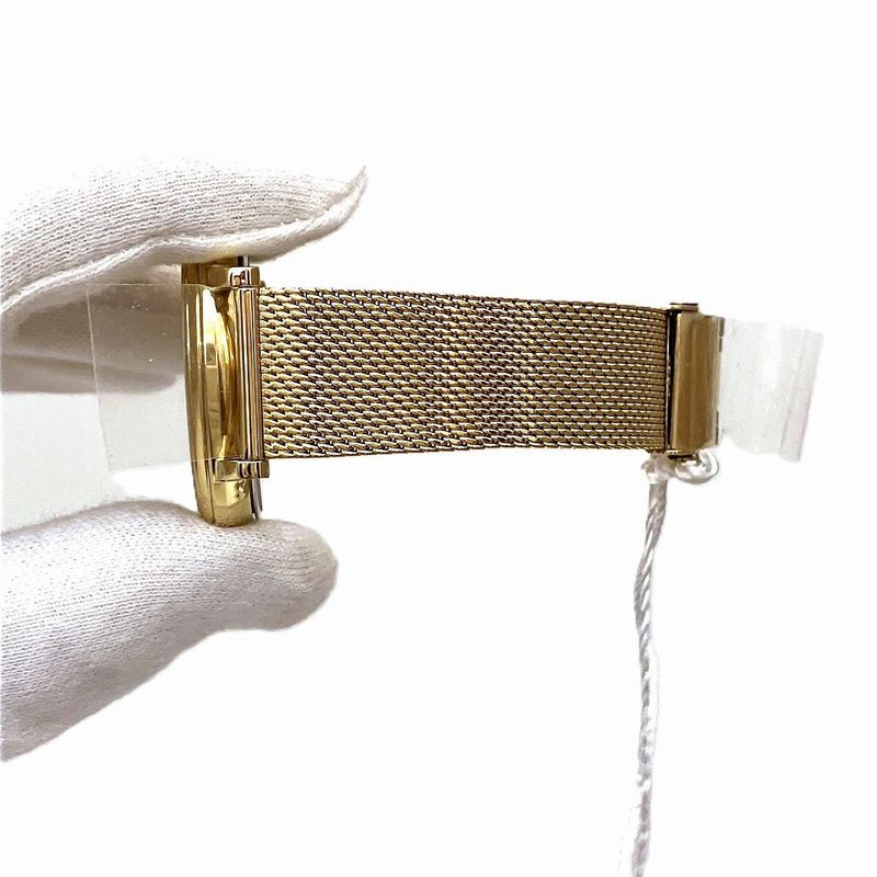 Versace Watch SS Quartz Gold Dial Dial