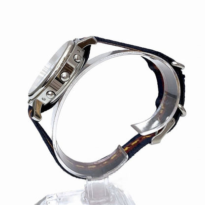 Hermes Clipper Watch SS Quartz White Dial