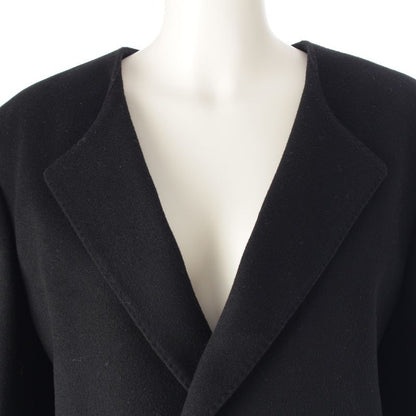 Celine Wool Triomphe Button Loose Military Jacket Black 34