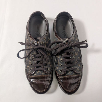 Louis Vuitton Sneakers Monogram Mini Canvas Patent