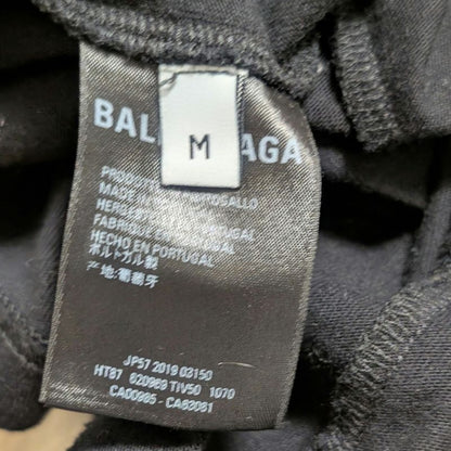 Balenciaga Logo Short Sleeve Crew Neck M Oversize Shirt