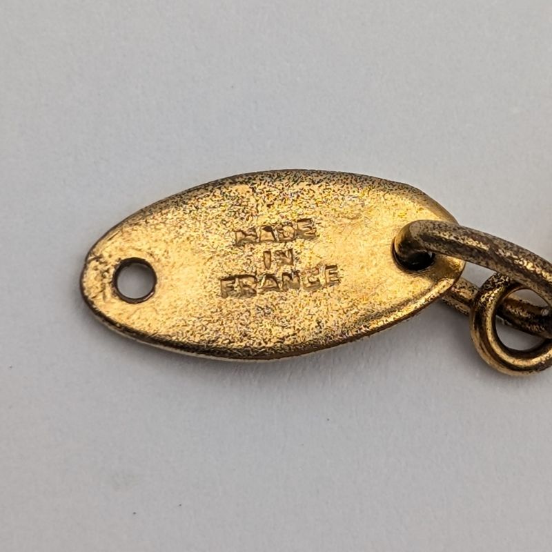 Chanel Gold CC Logo Necklace Vintage