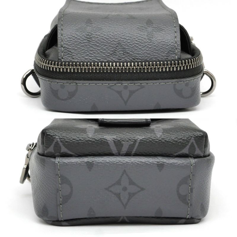 Louis Vuitton Double Phone Pouch Shoulder Bag Monogram