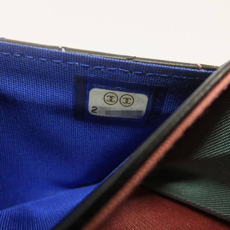 Chanel Card Case Multicolor Pastel Color Quilted CC Logo