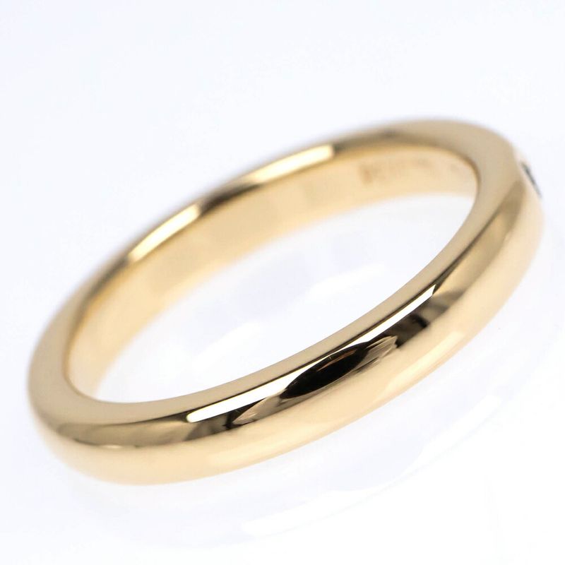 Tiffany & Co Stacking Band Ring 18K Diamond