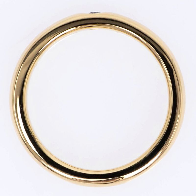 Tiffany & Co Stacking Band Ring 18K Diamond