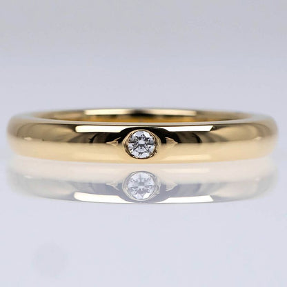 Tiffany & Co Stacking Band Ring 18K Diamond