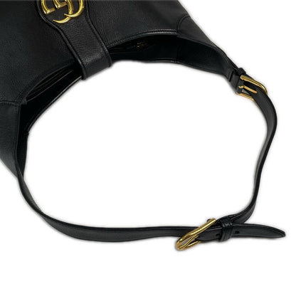 Gucci Aphrodite Shoulder Bag Leather Black Medium — view 5