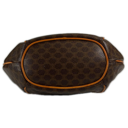 Celine Macadam Shoulder Bag Leather Brown — view 4