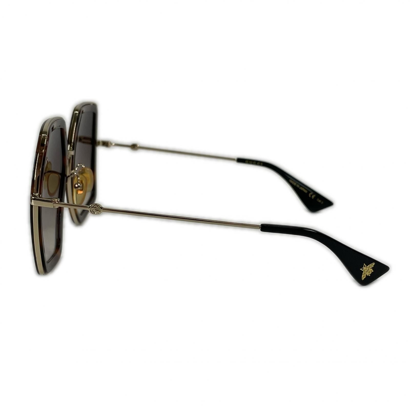 Gucci Sunglasses Metal Brown 56 Eyewear — view 4