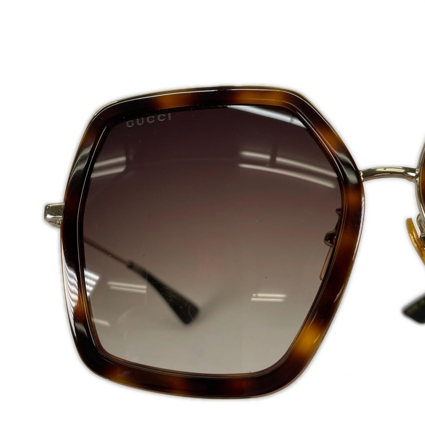 Gucci Sunglasses Metal Brown 56 Eyewear — view 7