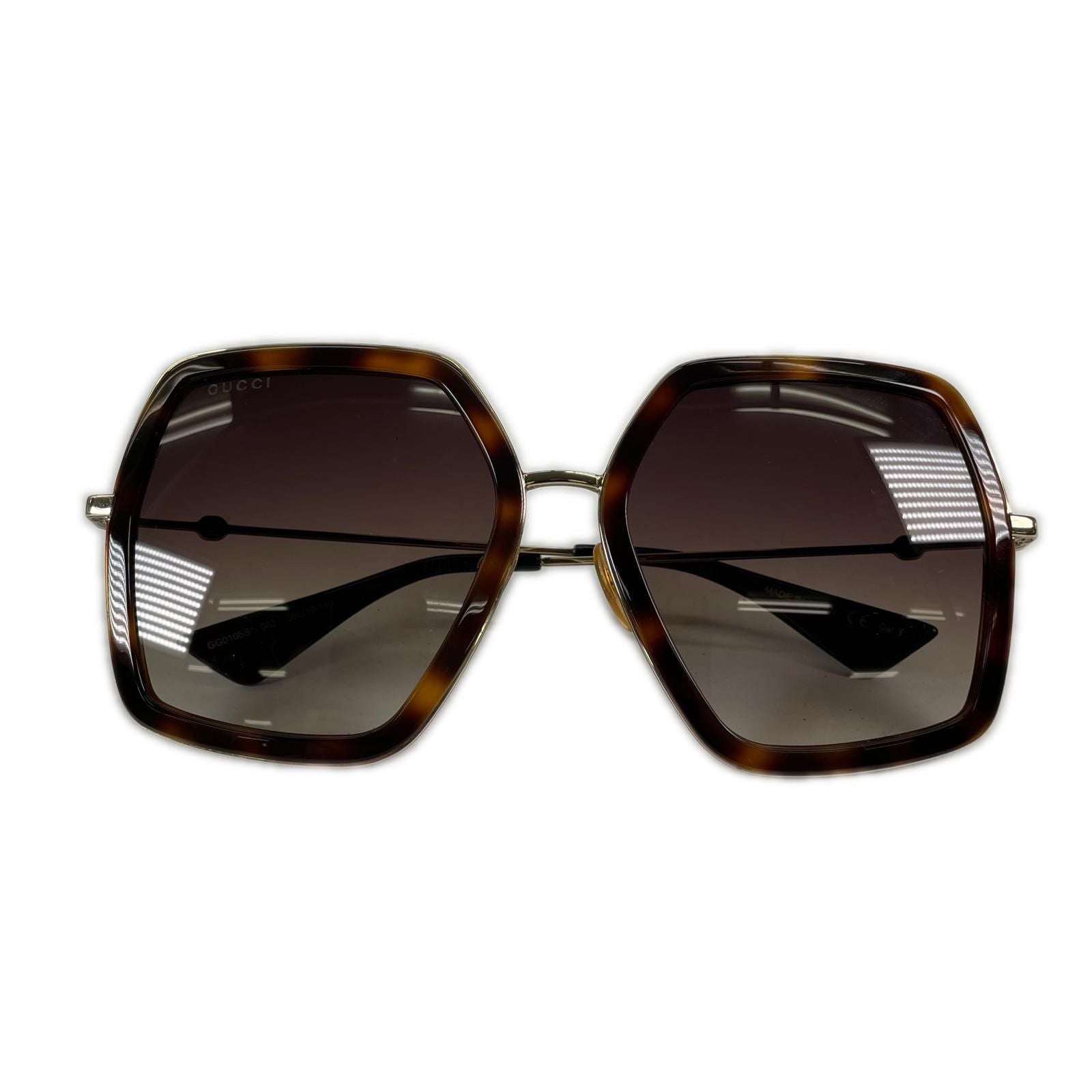 Gucci Sunglasses Metal Brown 56 Eyewear — view 3