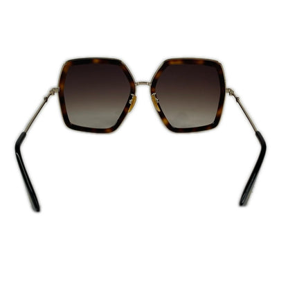 Gucci Sunglasses Metal Brown 56 Eyewear — view 6