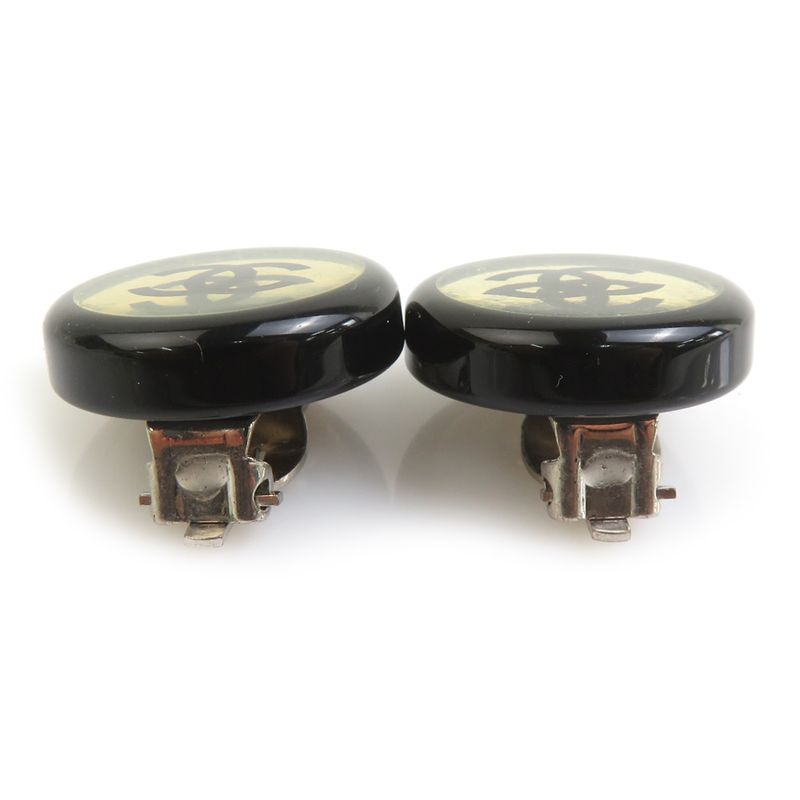Chanel Earrings Black