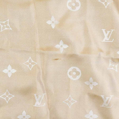 Louis Vuitton Scarf Silk Beige