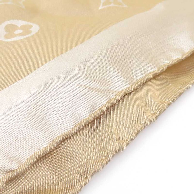 Louis Vuitton Scarf Silk Beige