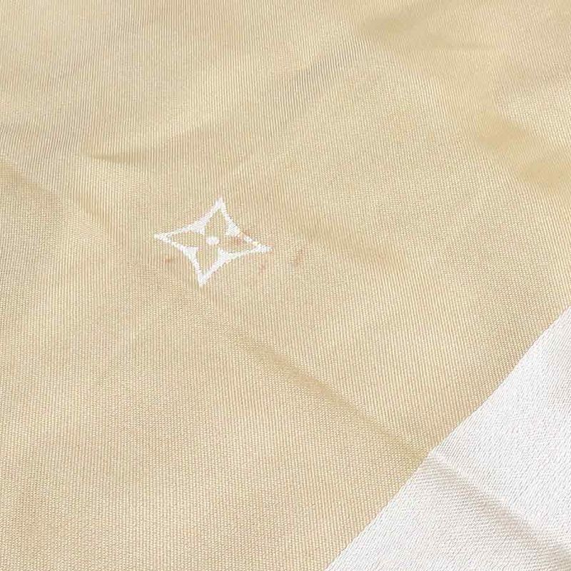 Louis Vuitton Scarf Silk Beige