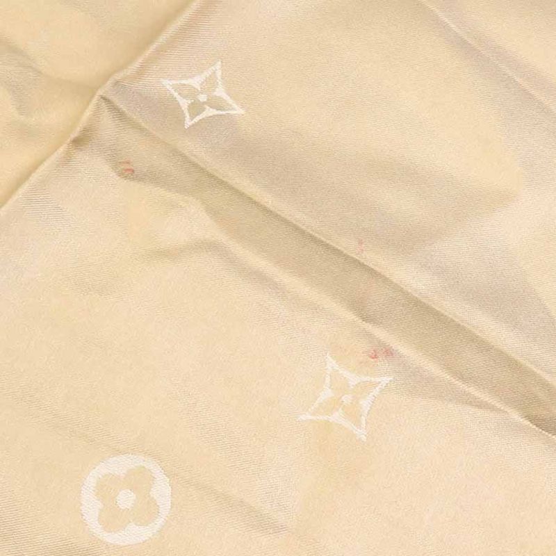 Louis Vuitton Scarf Silk Beige