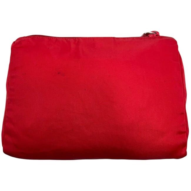 Prada Pouch Red Tessuto Case Nylon 60