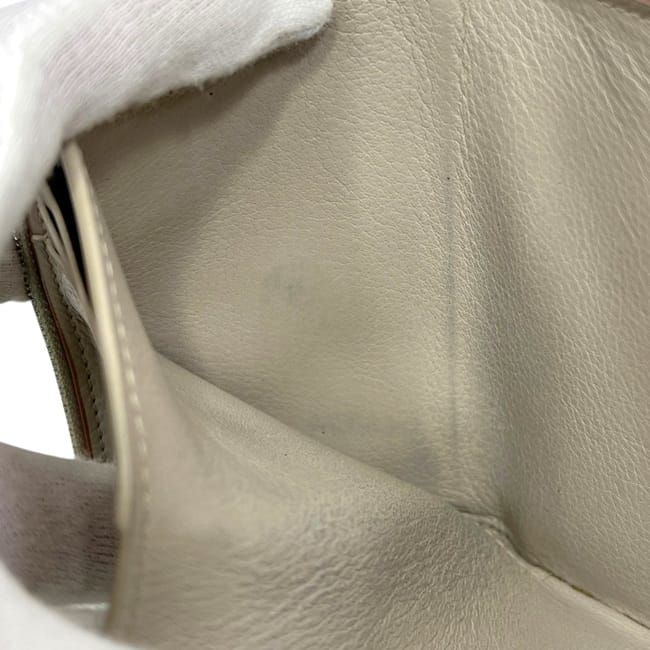 Loewe Trifold Wallet Vertical Beige Anagram
