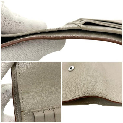 Loewe Trifold Wallet Vertical Beige Anagram