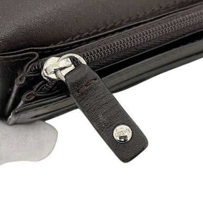 Loewe Bifold Wallet Dark Gray Anagram 168 80