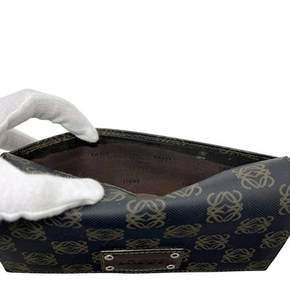 Loewe Bifold Wallet Dark Gray Anagram 168 80