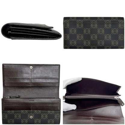 Loewe Bifold Wallet Dark Gray Anagram 168 80