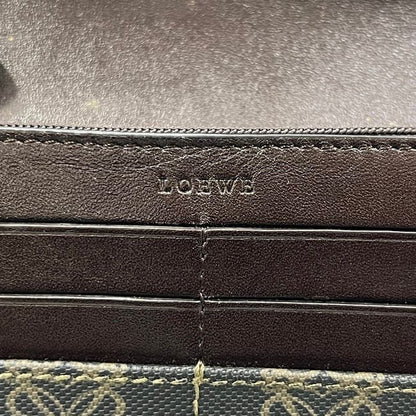 Loewe Bifold Wallet Dark Gray Anagram 168 80