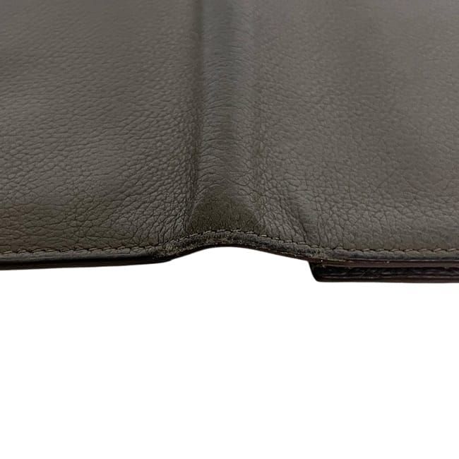 Hermes Bifold Wallet Citizen Twill Silk in Grey