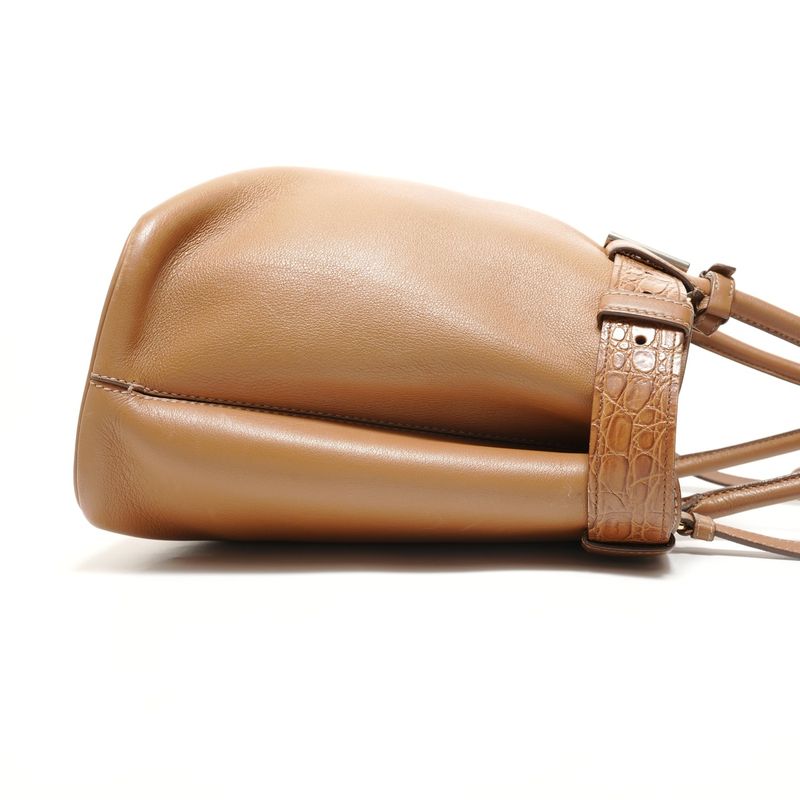 Prada Handbag Buckle Leather