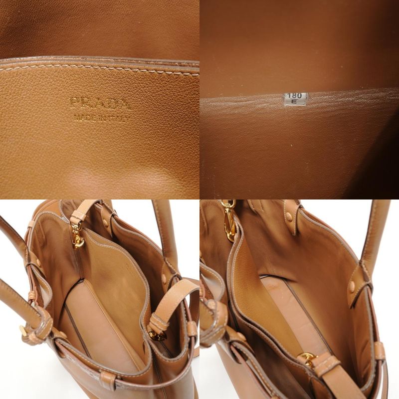 Prada Handbag Buckle Leather