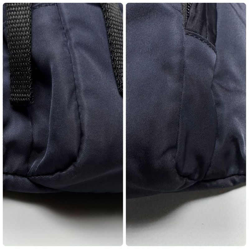 Prada Triangle Logo Belt Bag Nylon Navy
