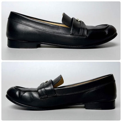 Chanel CC Logo Loafer 36 Black