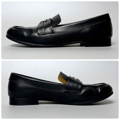 Chanel CC Logo Loafer 36 Black
