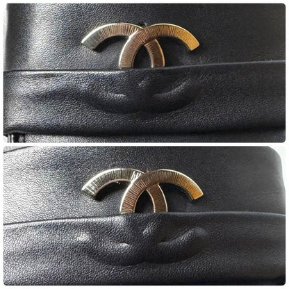 Chanel CC Logo Loafer 36 Black