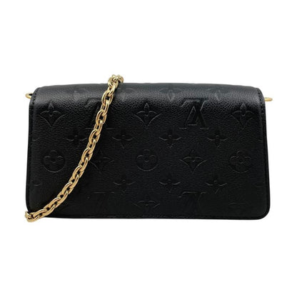 Louis Vuitton Shoulder Bag Wallet on Chain Metis Monogram Empreinte Noir Black