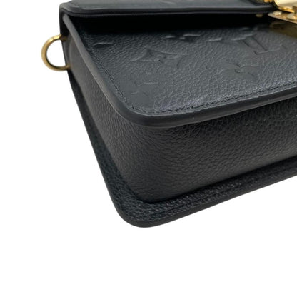 Louis Vuitton Shoulder Bag Wallet on Chain Metis Monogram Empreinte Noir Black