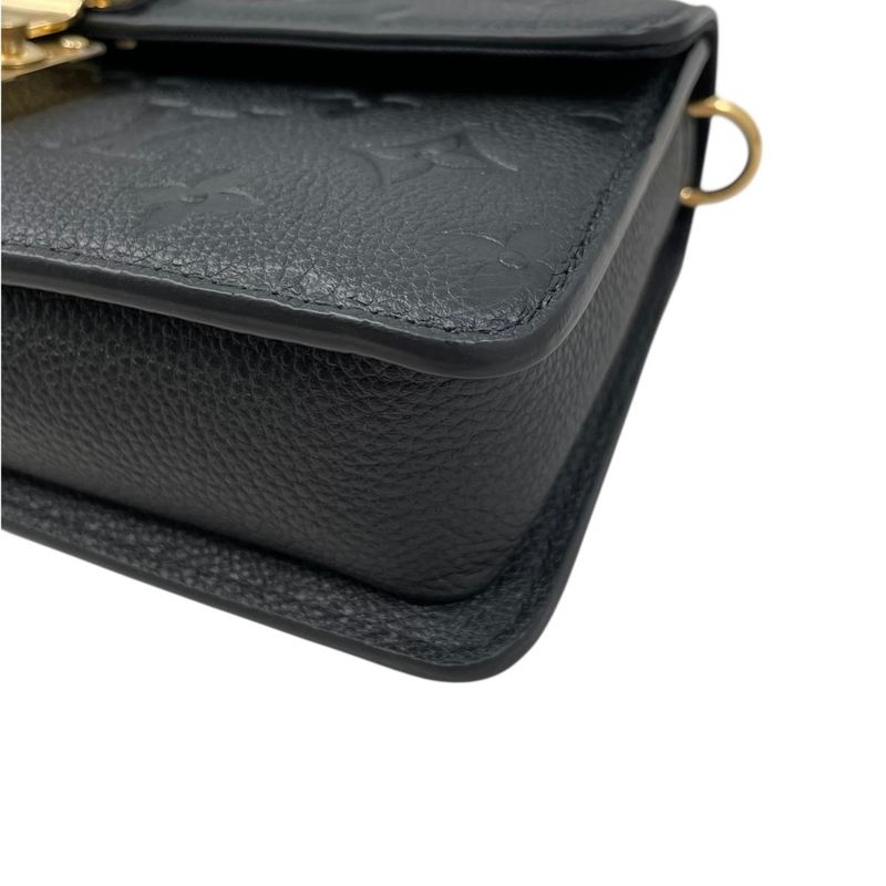 Louis Vuitton Shoulder Bag Wallet on Chain Metis Monogram Empreinte Noir Black