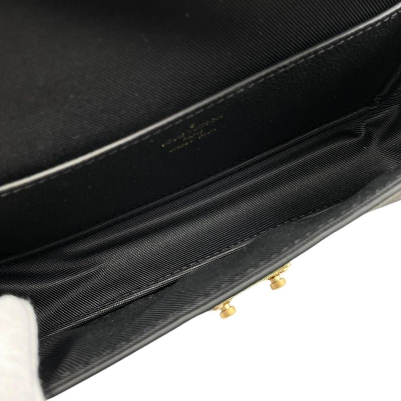 Louis Vuitton Shoulder Bag Wallet on Chain Metis Monogram Empreinte Noir Black