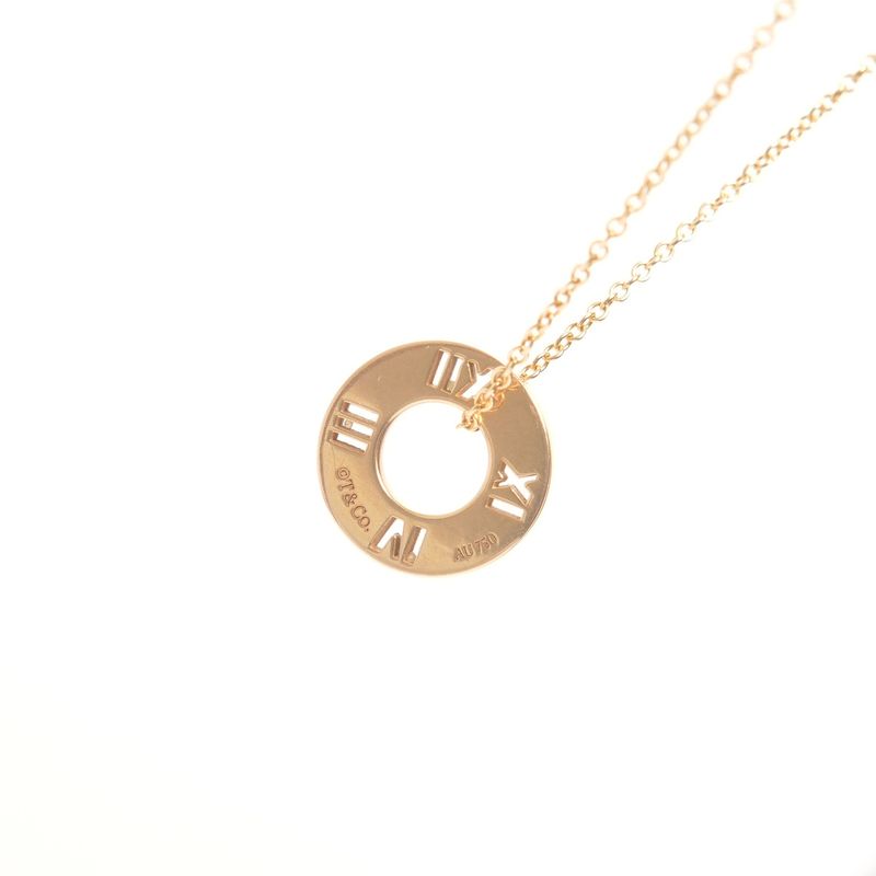 Tiffany & Co Necklace Atlas Earrings de Diamond 18K