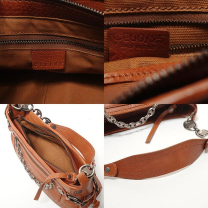 Celine Shoulder Bag Leather Triomphe Boogie
