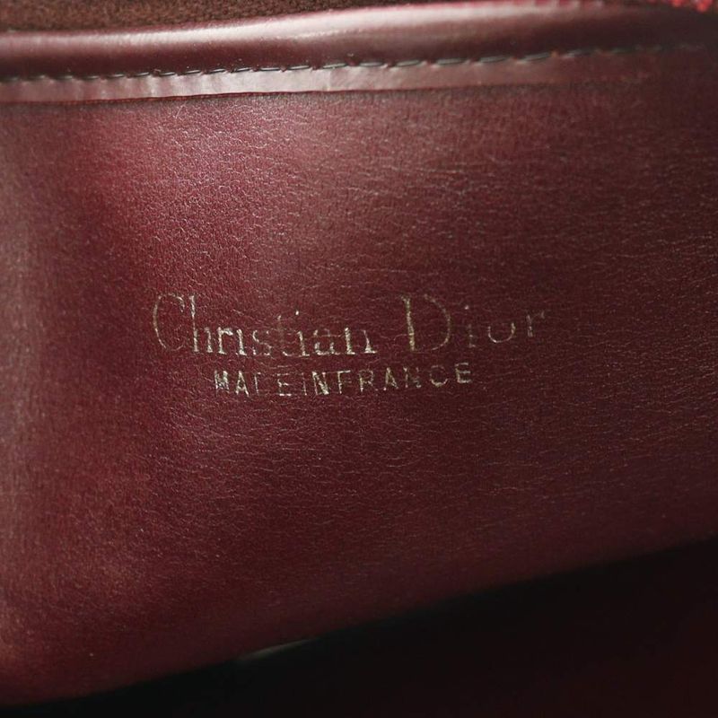 Dior Clutch Canvas Trotter Pattern Beige Brown SS